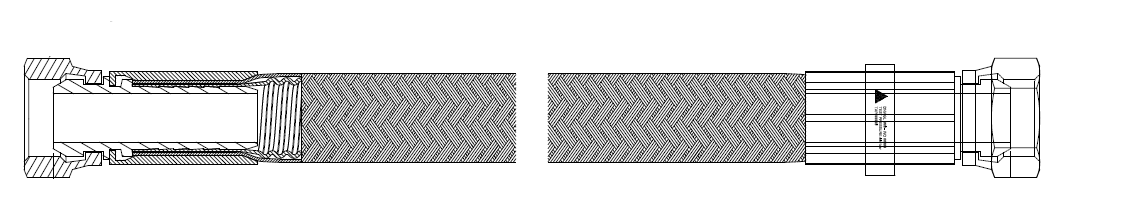 DNV PTFE HOSe assembly